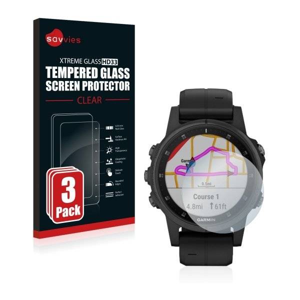 Panzerglasfolie für Garmin fenix 5S Plus (42 mm)
