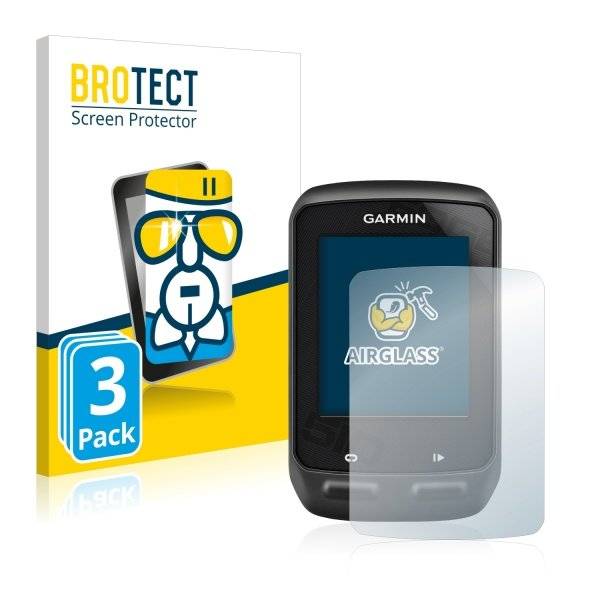 3x Panzerglasfolie Klar für Garmin Edge 510