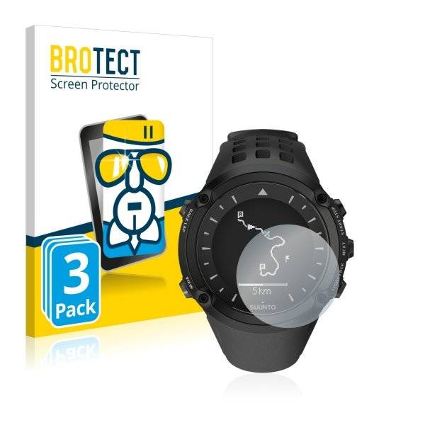 3x Panzerglasfolie Klar für Suunto Ambit