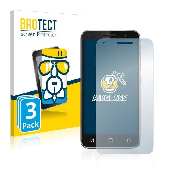 3x Panzerglasfolie Klar für Vodafone Smart Prime 6
