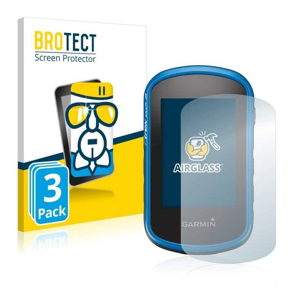 3x Panzerglasfolie Klar für Garmin eTrex Touch 35