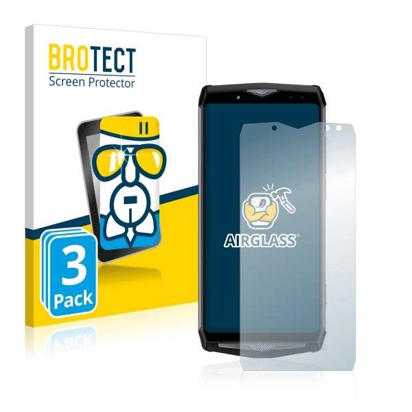 3x Panzerglasfolie Klar für Ulefone Power 5