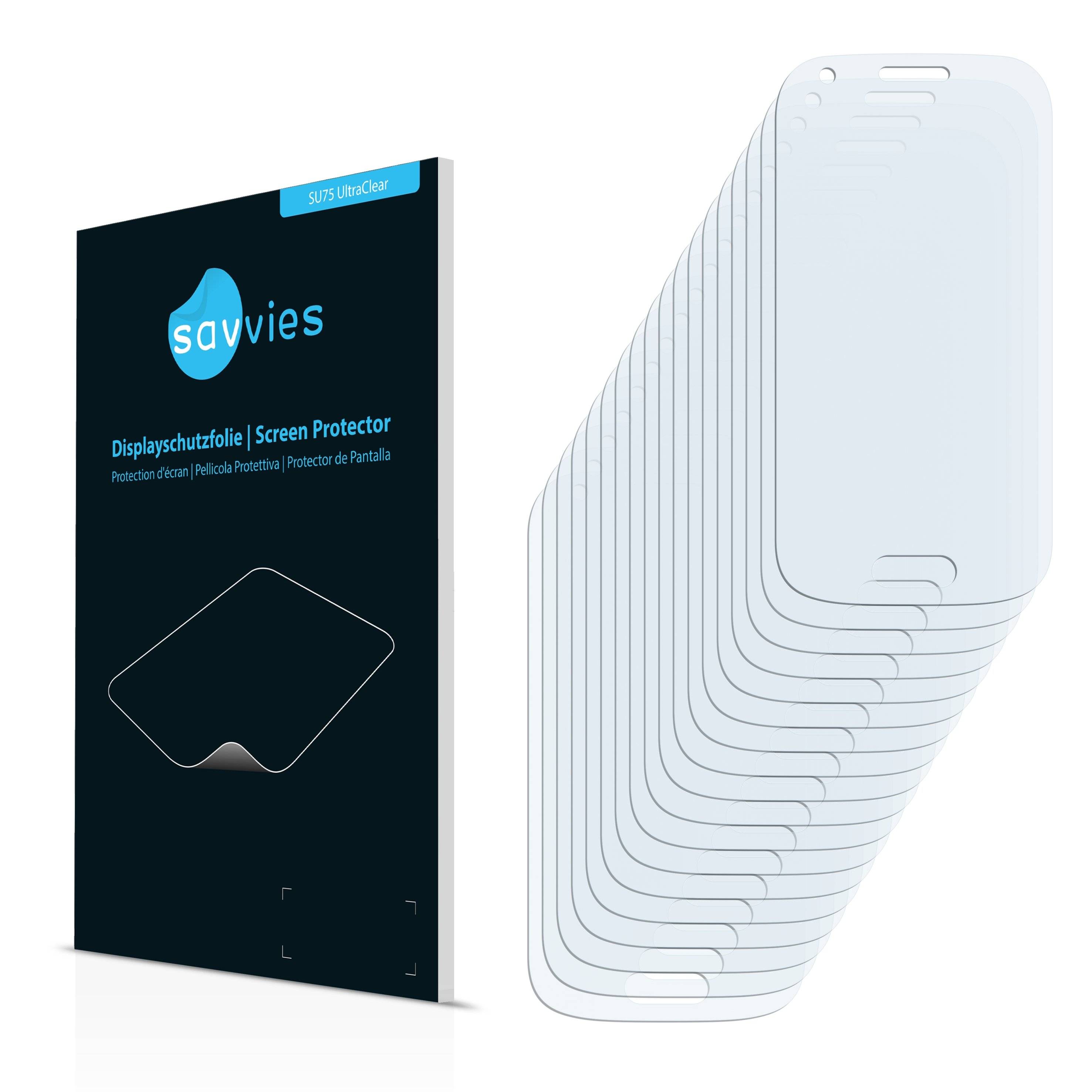 18x Savvies® SU75 Displayschutzfolie für Samsung Galaxy Ace Style SM-G310