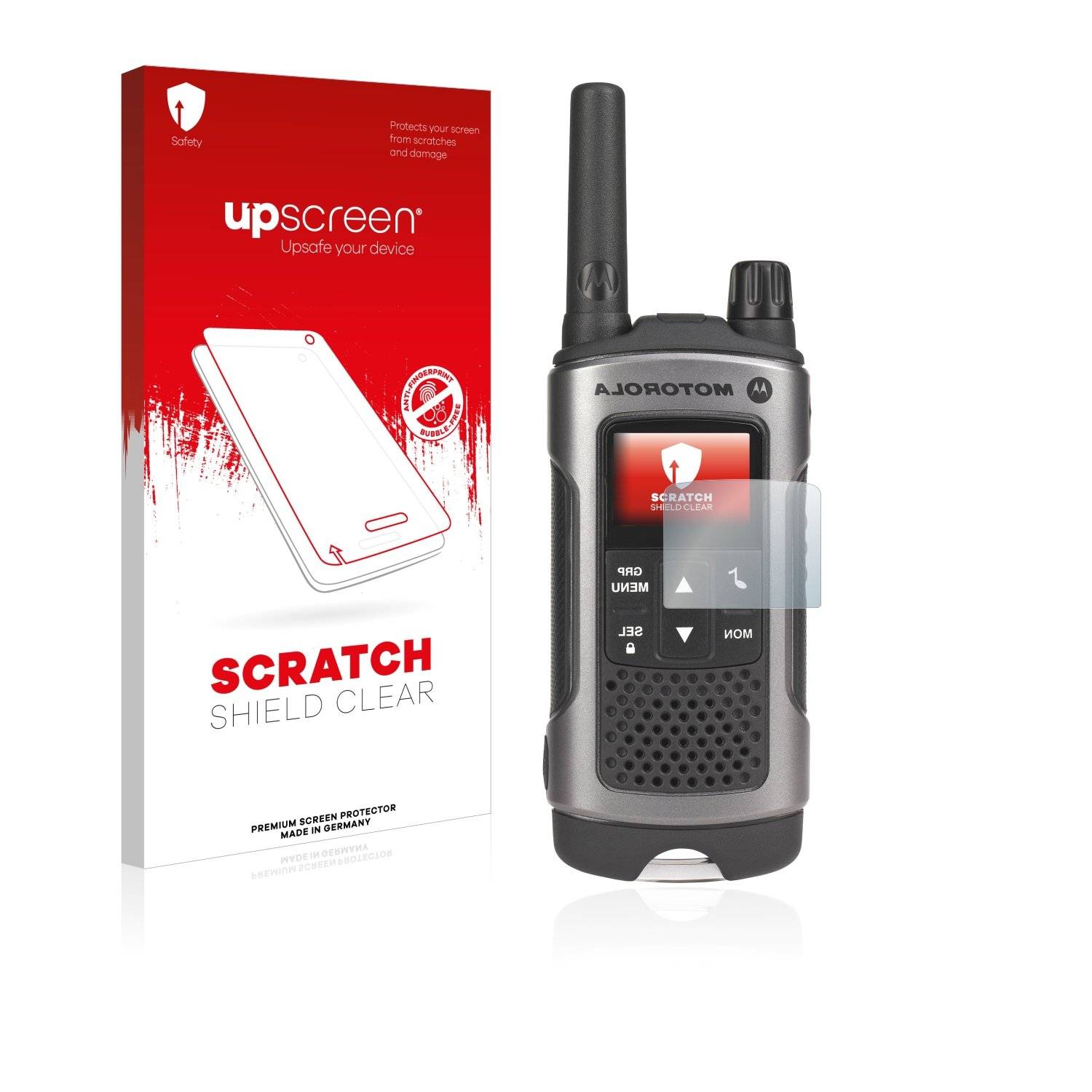 upscreen® Scratch Shield Clear Premium Displayschutzfolie für Motorola TLKR T80