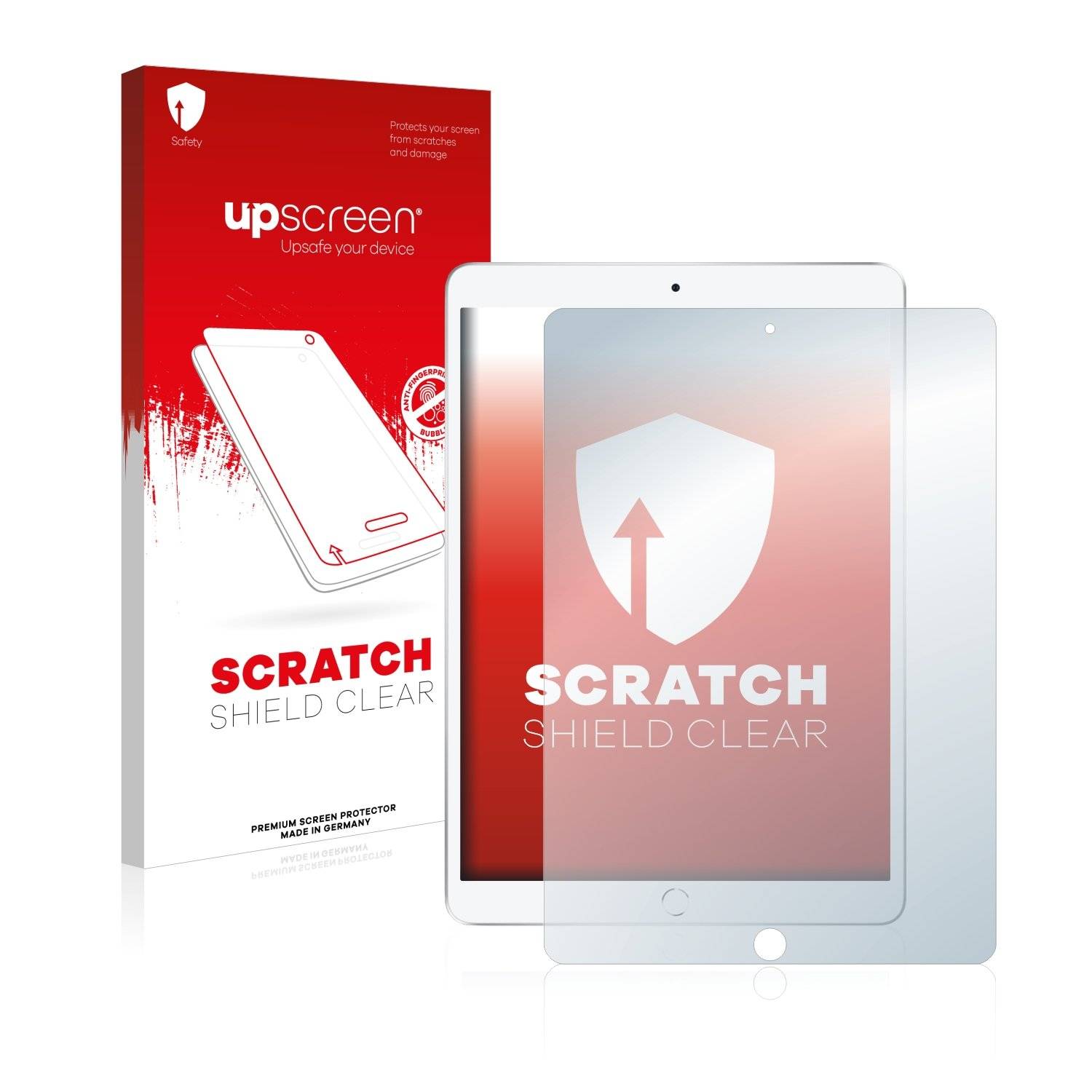 upscreen® Scratch Shield Clear Premium Displayschutzfolie für Apple iPad Air 2019