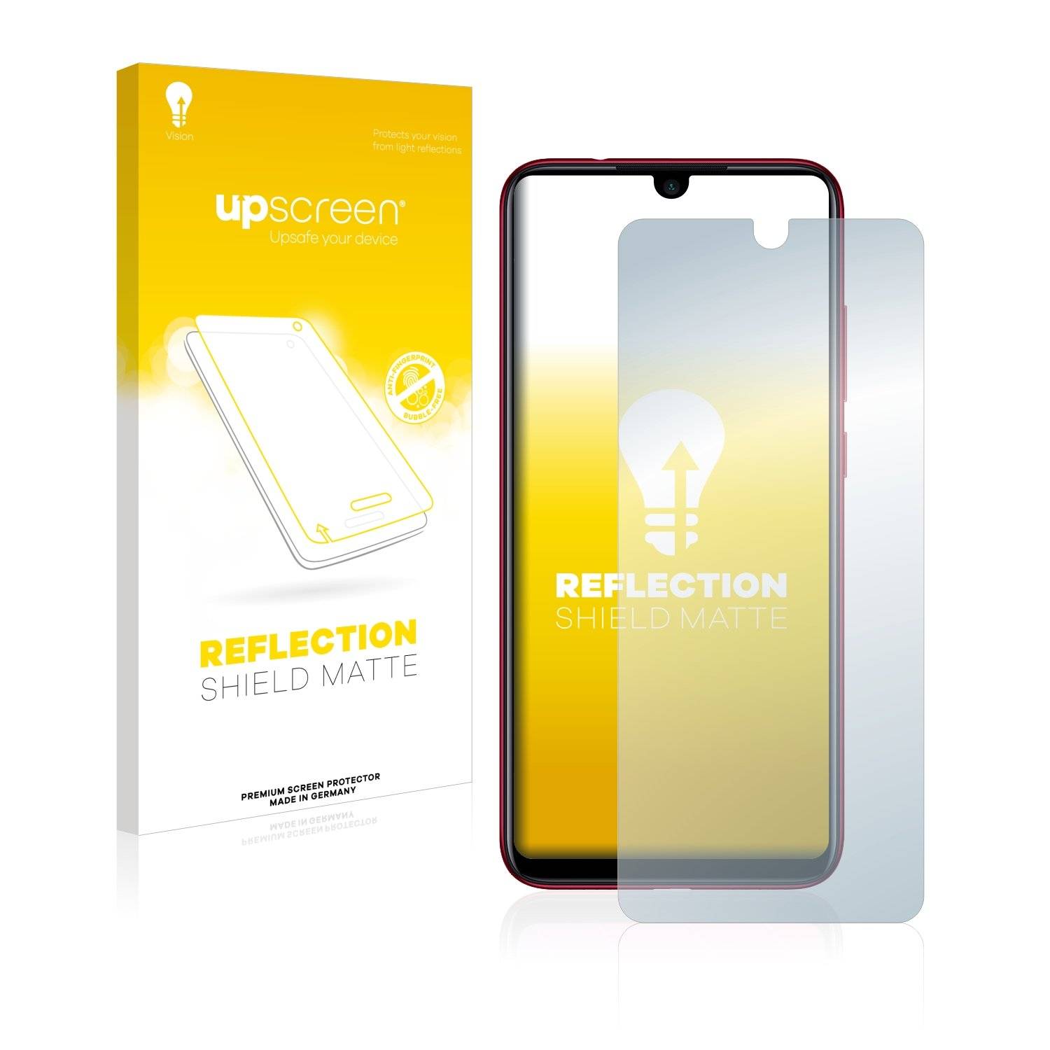 upscreen® Reflection Shield Matte Displayschutzfolie Premium für Xiaomi Redmi Note 7 Pro
