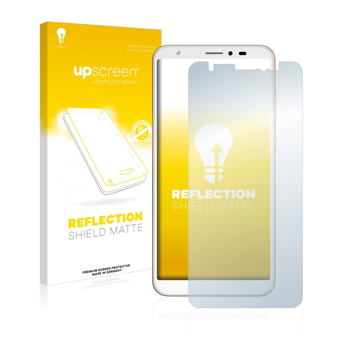 upscreen® Reflection Shield Matte Displayschutzfolie Premium für Xolo Era 4X