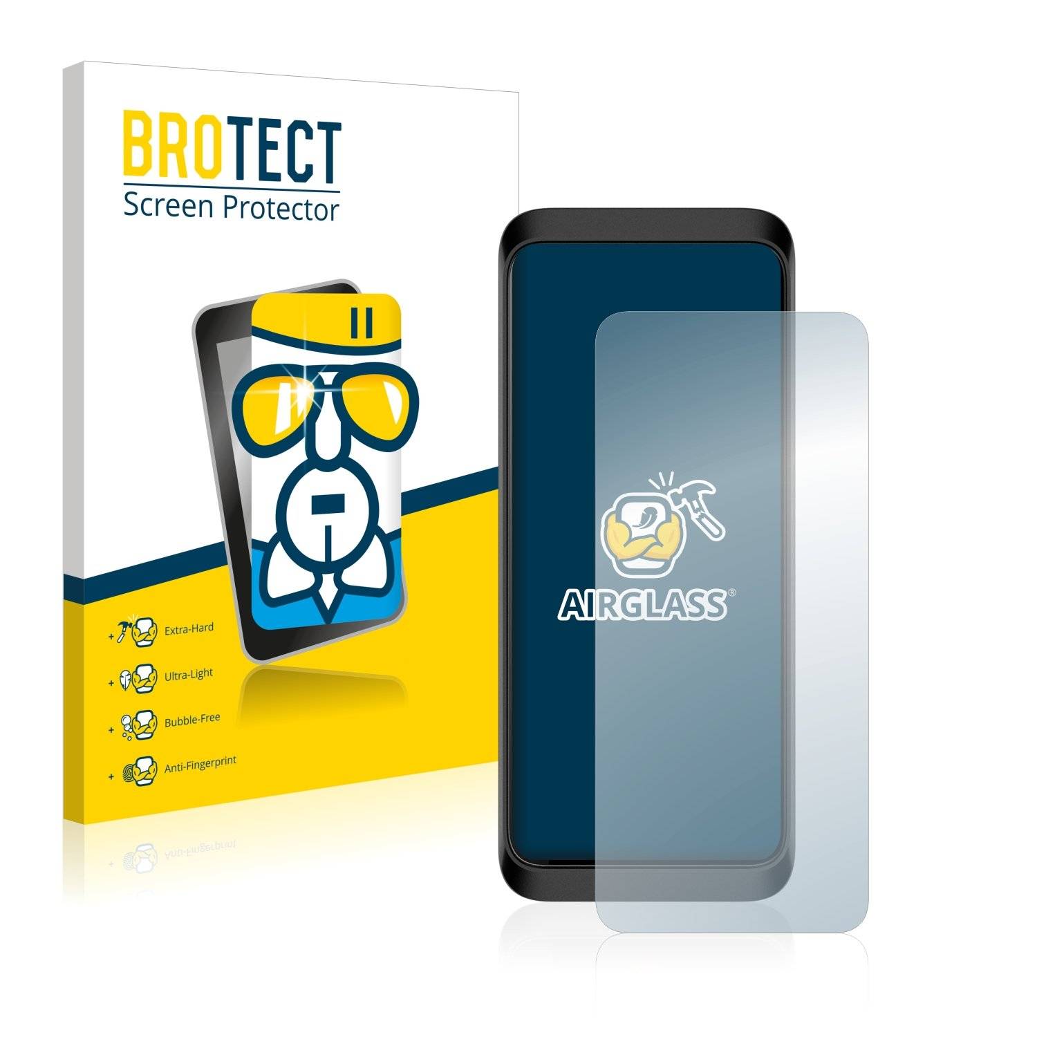 BROTECT AirGlass Panzerglasfoli fü Leic BLK3D
