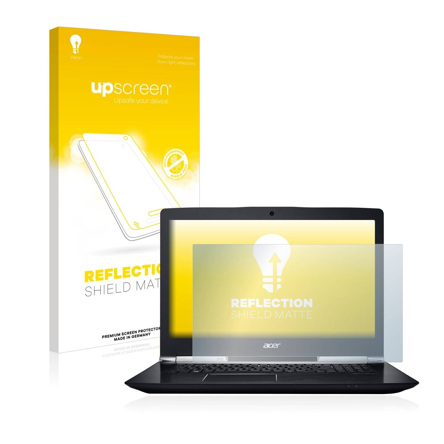 upscreen Reflectio Shiel Matt Premiu Displayschutzfoli fü Ace Aspir  1 Nitro