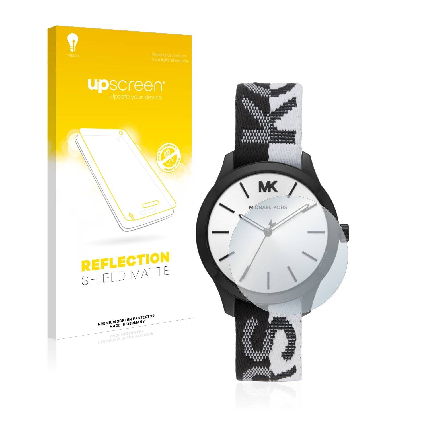 upscreen Reflectio Shiel Matt Premiu Displayschutzfoli fü Michae Kor Runwa MK284 (3 mm)