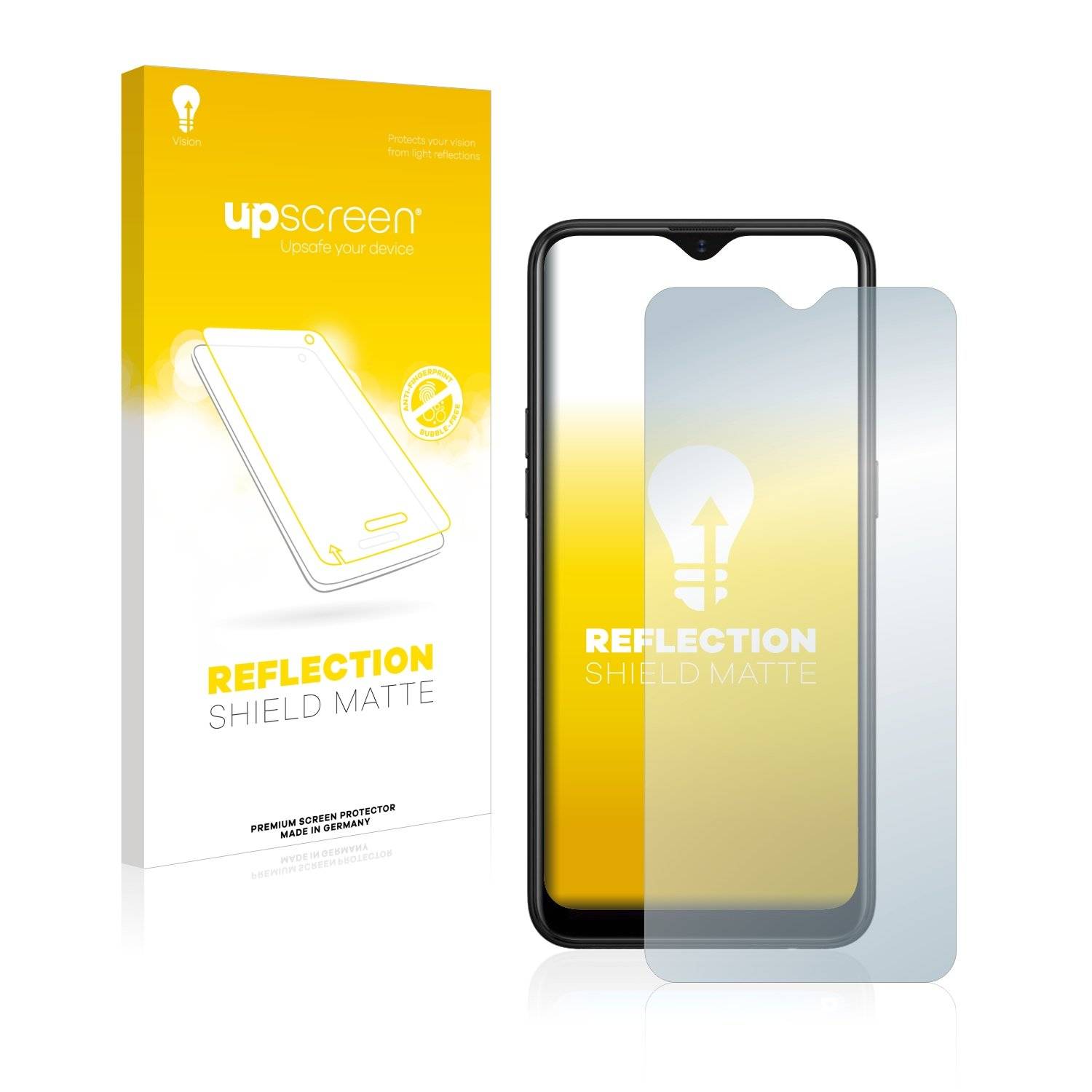 upscreen Reflectio Shiel Matt Premiu Displayschutzfoli fü Opp A1k