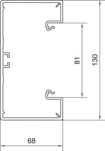 Tehalit Brüstungskanal-Unterteil BR6513017035