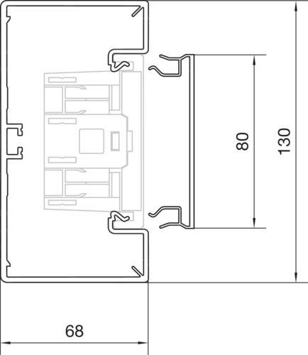 Tehalit Brüstungskanal-Unterteil BR6513017035