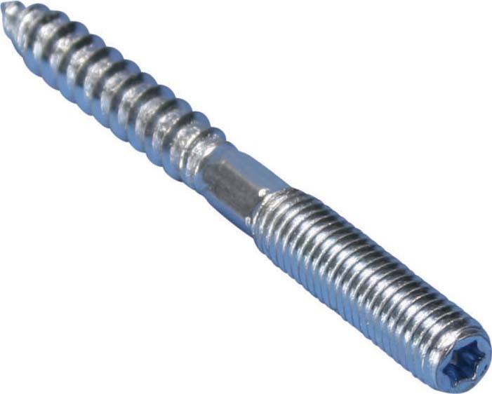 Erico 6-rund Holz-Metallschraube VDFM12120