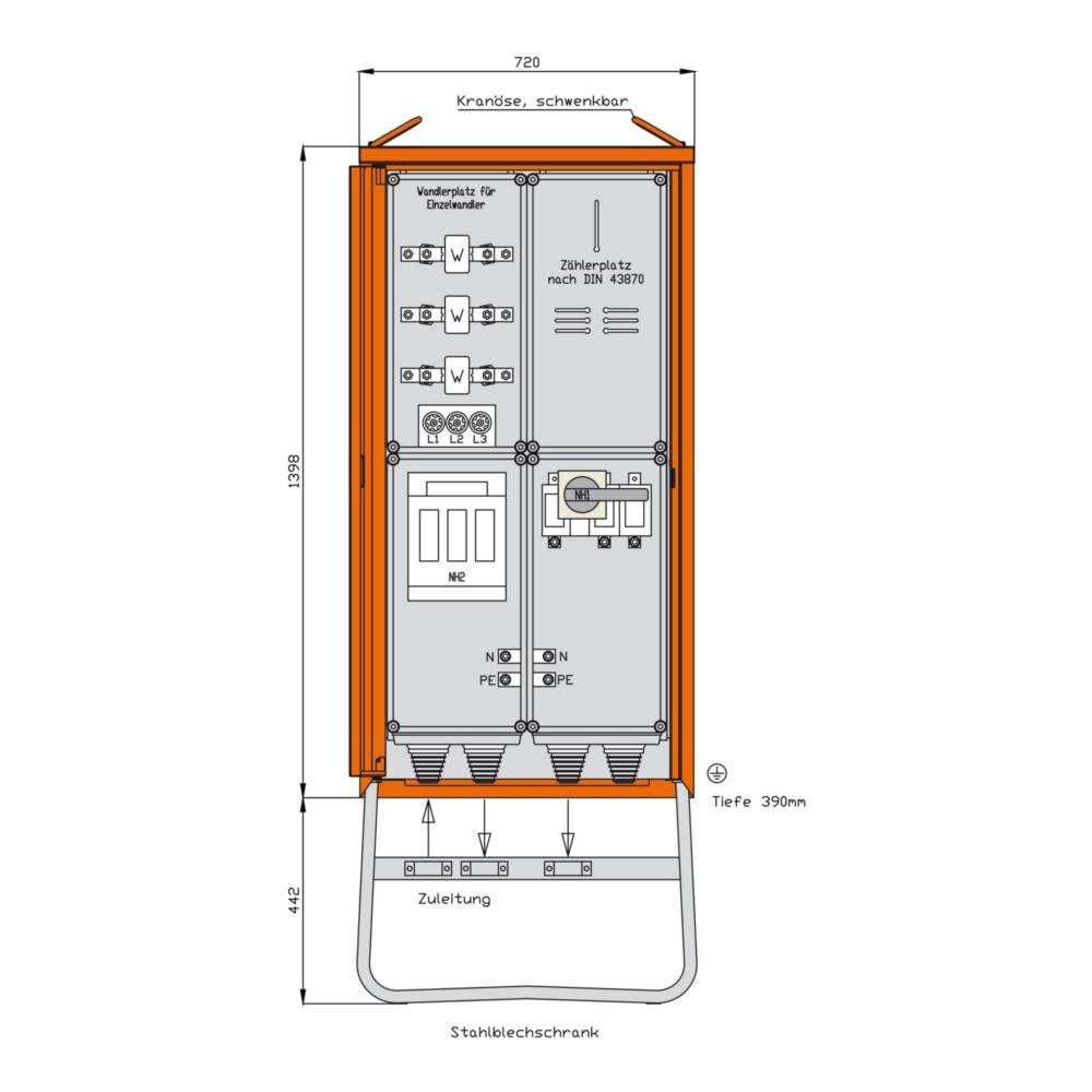 Walther Werke Anschlussschrank WA0031