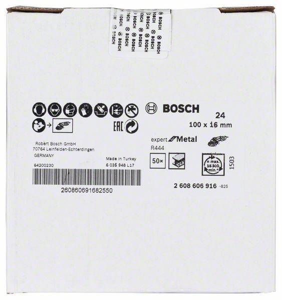 Bosch Power Tools Fiberschleifscheibe 2608606916