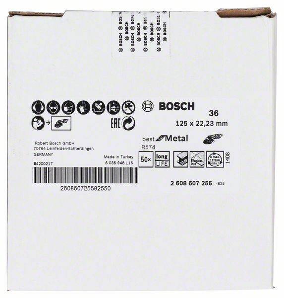 Bosch Power Tools Fiberschleifscheibe 2608607255