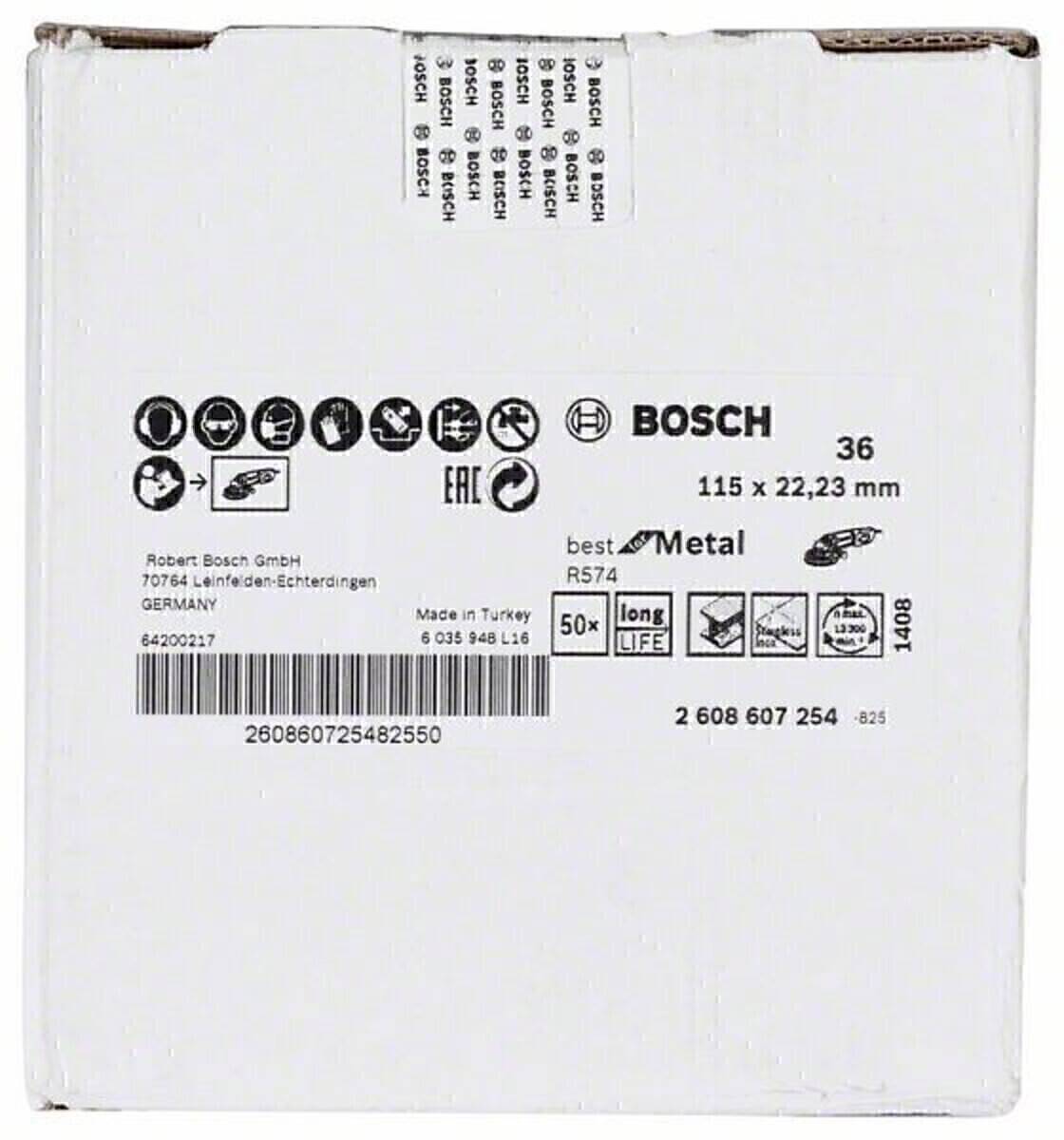 Bosch Power Tools Fiberschleifscheibe 2608607254
