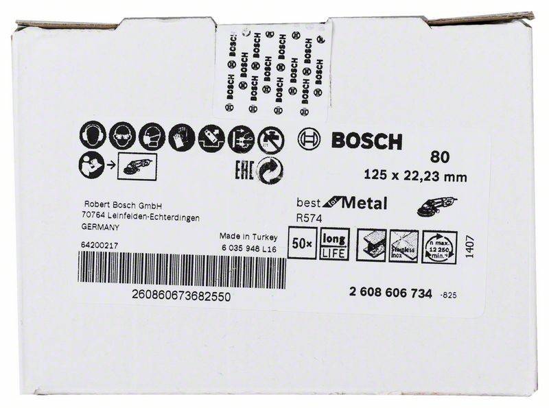 Bosch Power Tools Fiberschleifscheibe 2608606734