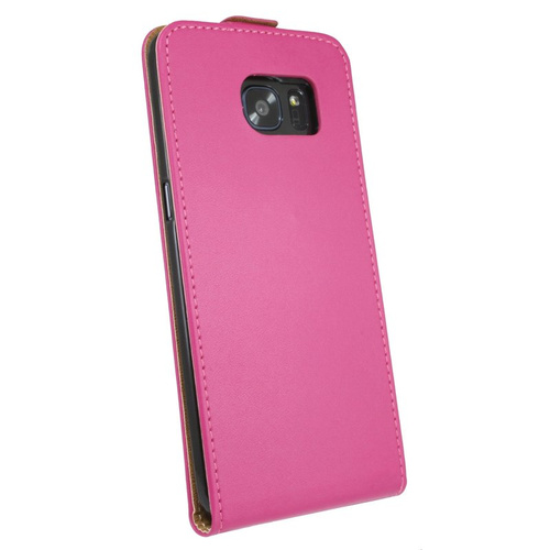 Samsung Galaxy S7 Handyhülle Tasche Flip Case Smartphone Schutzhülle Pink