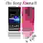 Sony Xperia S Handy Silikon Schutzhülle Cover Case Pink