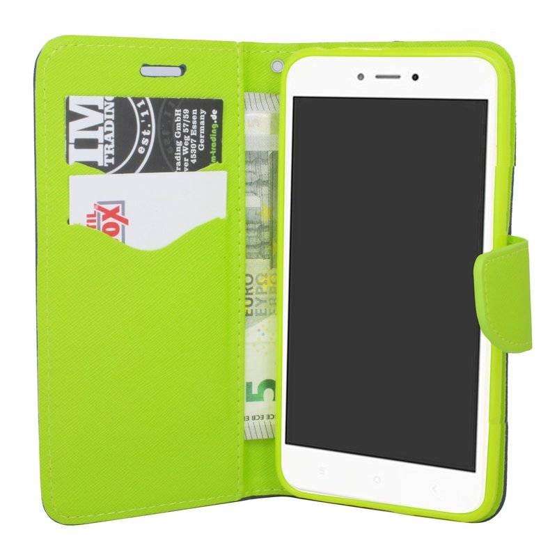 Xiaomi Redmi Note 5A Handyhülle Tasche Flip Case Smartphone Schutzhülle Blau