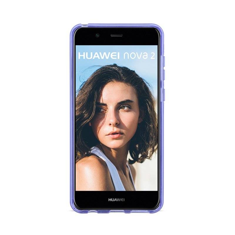 Huawei Nova 2 Handy Silikon Schutzhülle Cover Case Lila