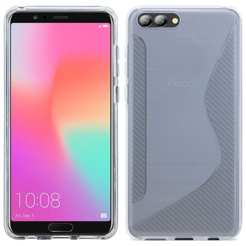Honor View 10 Handy Silikon Schutzhülle Cover Case Transparent