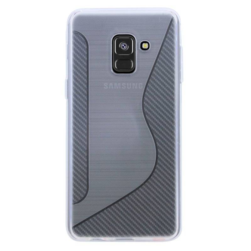 Samsung Galaxy A8 Plus 2018 Handy Silikon Schutzhülle Cover Case Transparent