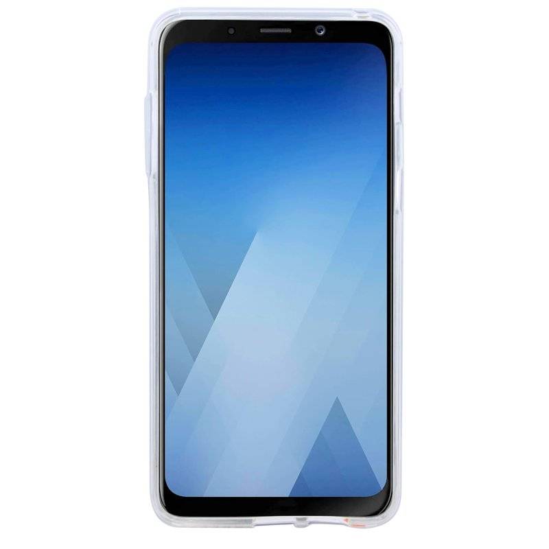 Samsung Galaxy A8 Plus 2018 Handy Silikon Schutzhülle Cover Case Transparent