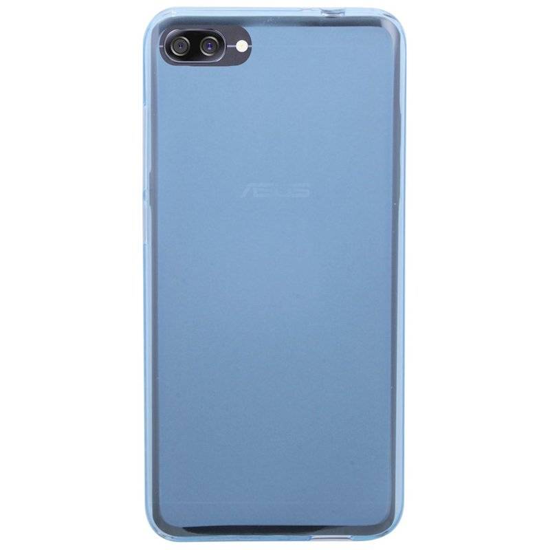 Asus ZenFone 4 Max (ZC520KL) 5.2 Handy Silikon Schutzhülle Cover Case Blau"