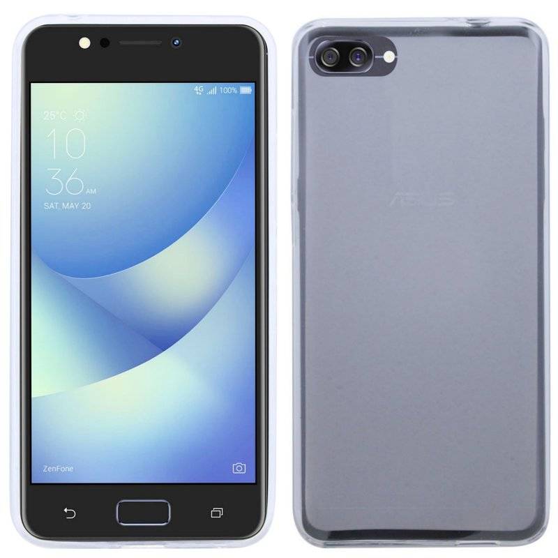 Asus ZenFone 4 Max (ZC520KL) 5.2 Handy Silikon Schutzhülle Cover Case Transparent"