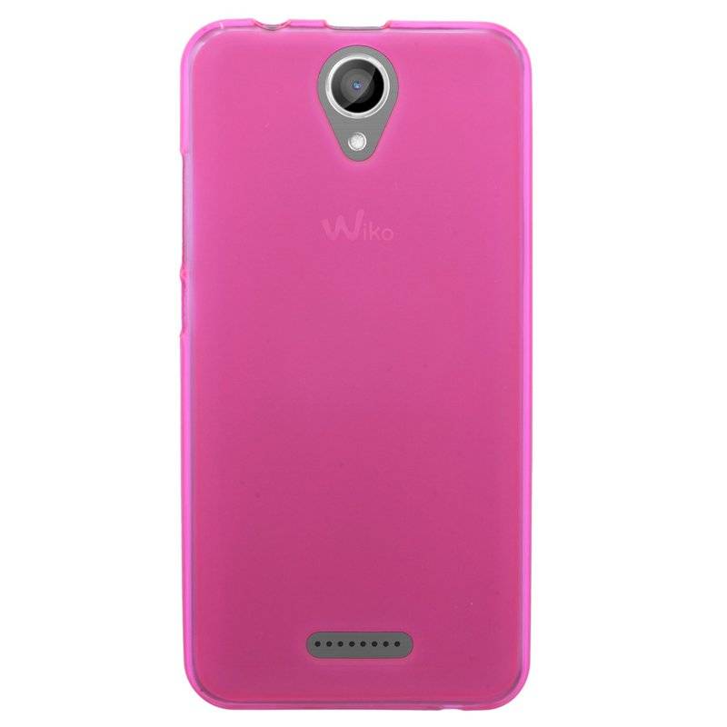Wiko Harry Handy Silikon Schutzhülle Cover Case Pink