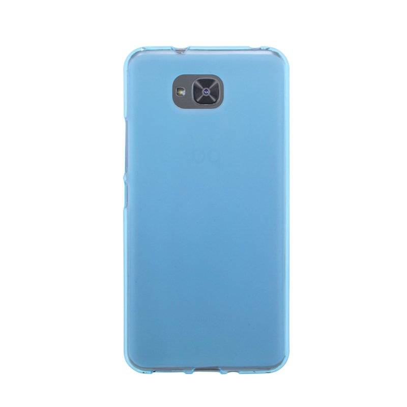 BQ Aquaris U2 Handy Silikon Schutzhülle Cover Case Blau
