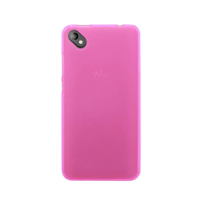 Wiko Sunny 2 Plus Handy Silikon Schutzhülle Cover Case Pink