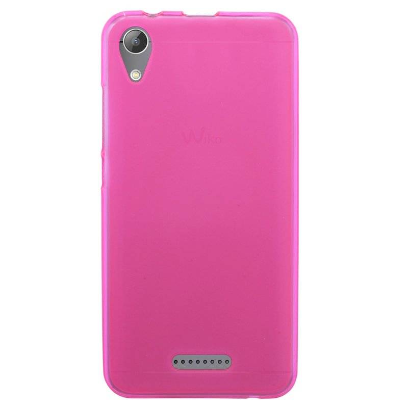 Wiko Lenny 4 Handy Silikon Schutzhülle Cover Case Pink