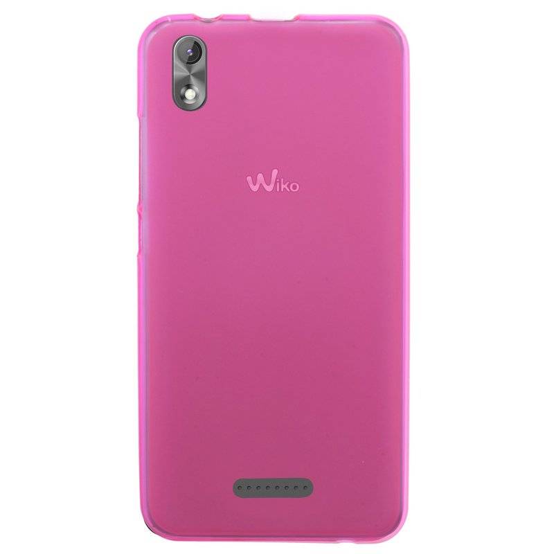 Wiko Lenny 4 Plus Handy Silikon Schutzhülle Cover Case Pink