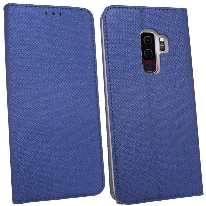 Samsung Galaxy S9 Plus Handyhülle Tasche Flip Case Smartphone Schutzhülle Blau