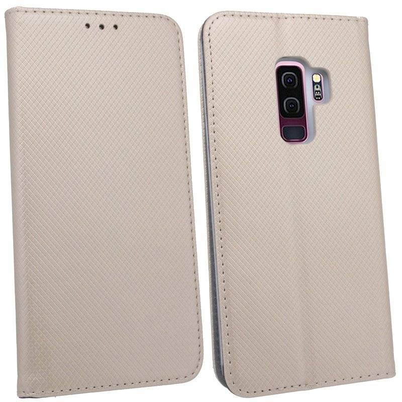Samsung Galaxy S9 Plus Handyhülle Tasche Flip Case Smartphone Schutzhülle Gold