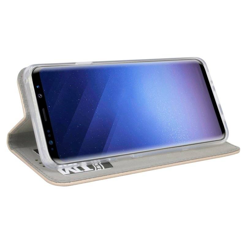 Samsung Galaxy S9 Handyhülle Tasche Flip Case Smartphone Schutzhülle Gold