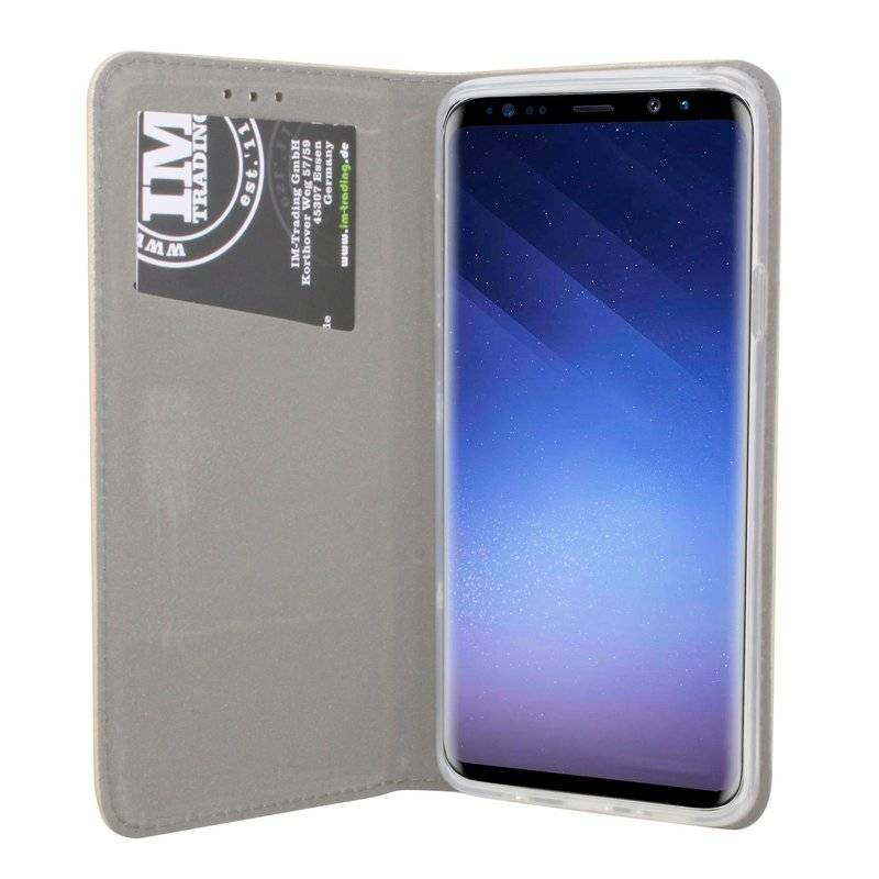 Samsung Galaxy S9 Handyhülle Tasche Flip Case Smartphone Schutzhülle Gold