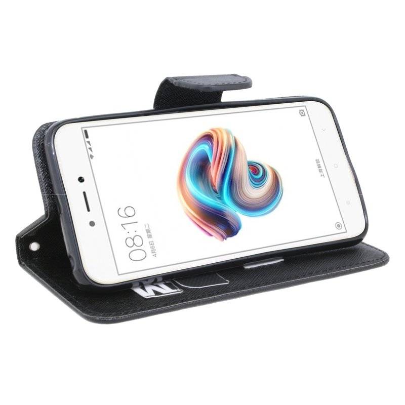 Xiaomi Redmi 5A Handyhülle Tasche Flip Case Smartphone Schutzhülle Schwarz