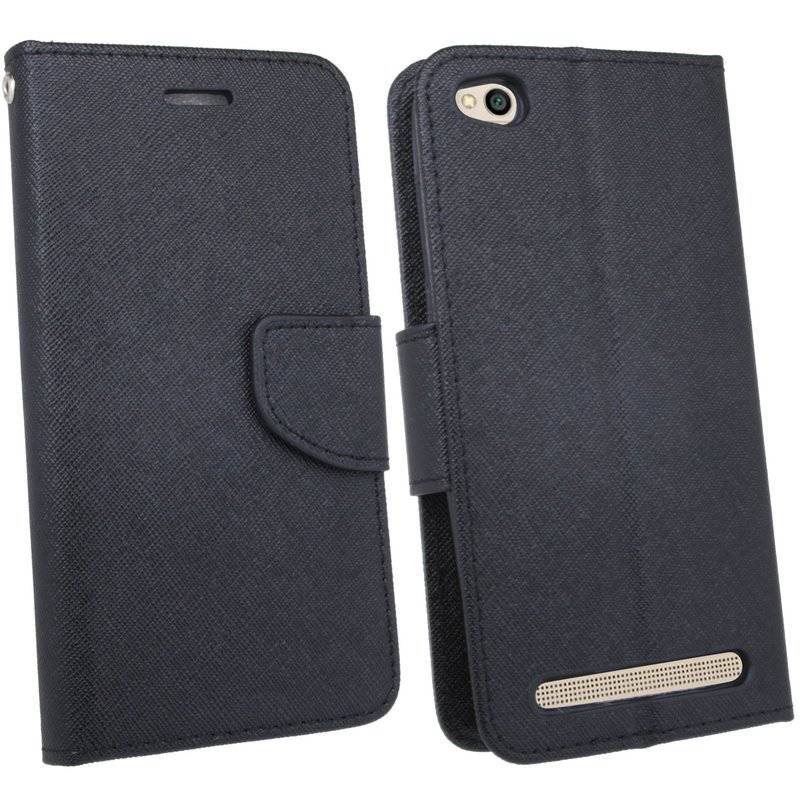Xiaomi Redmi 5A Handyhülle Tasche Flip Case Smartphone Schutzhülle Schwarz