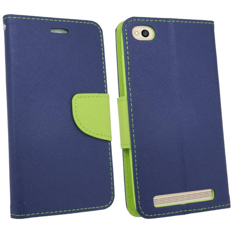 Xiaomi Redmi 5A Handyhülle Tasche Flip Case Smartphone Schutzhülle Blau