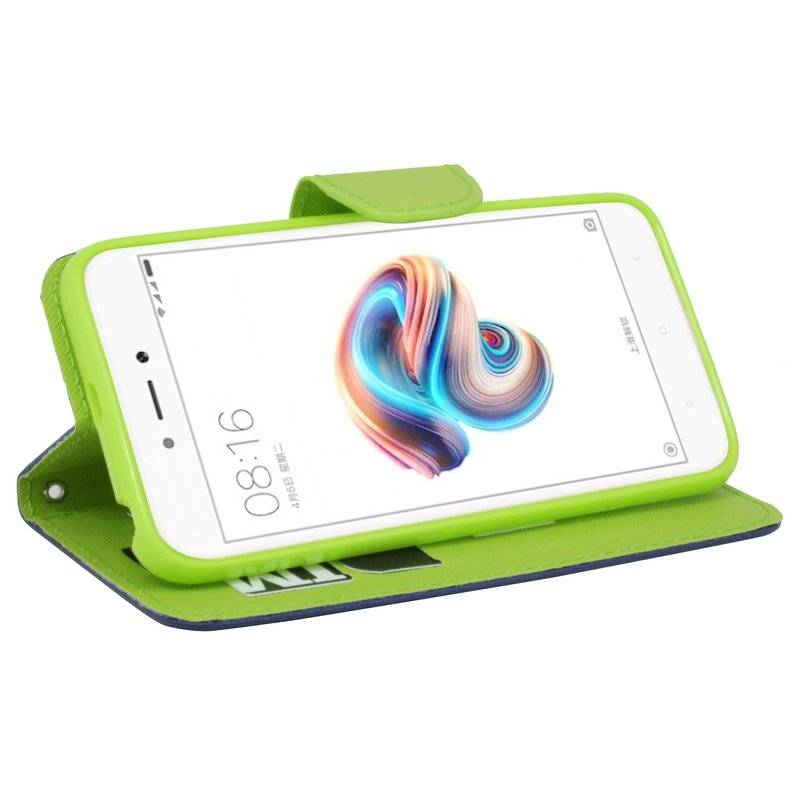 Xiaomi Redmi 5A Handyhülle Tasche Flip Case Smartphone Schutzhülle Blau