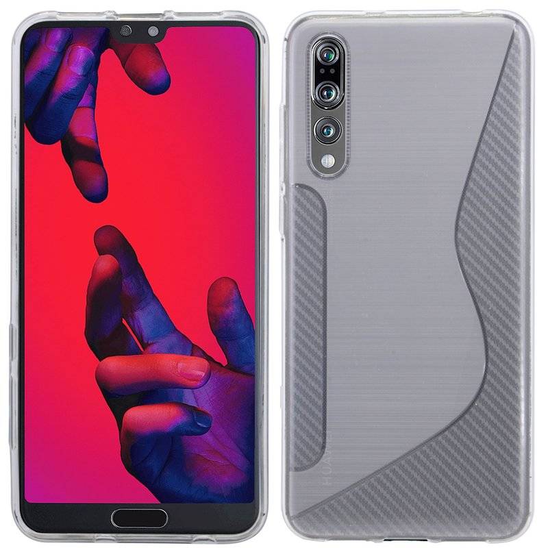 Huawei P20 Pro Handy Silikon Schutzhülle Cover Case Transparent