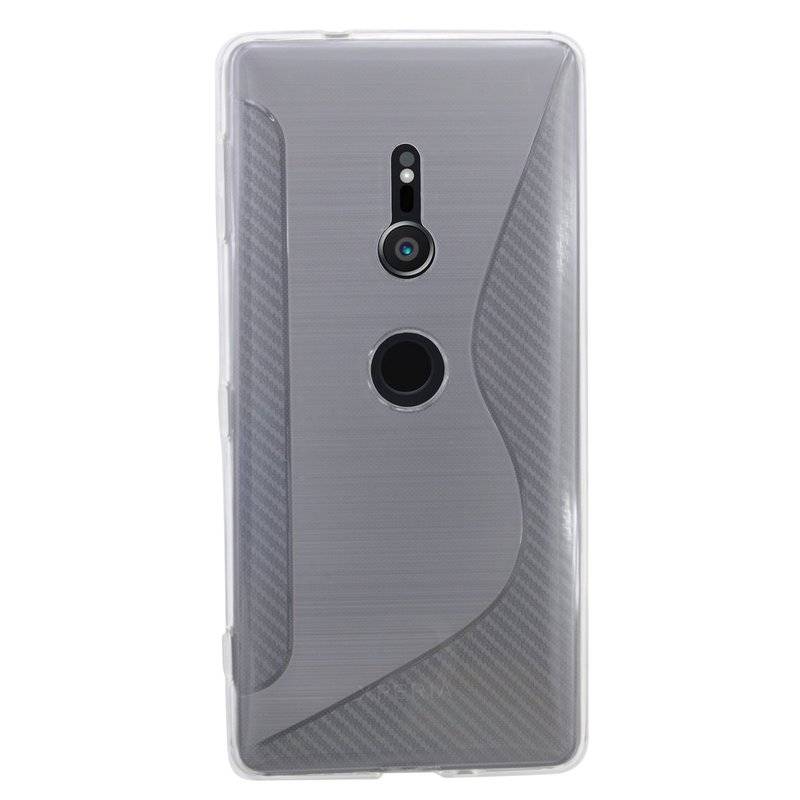 Sony Xperia XZ2 Handy Silikon Schutzhülle Cover Case Transparent