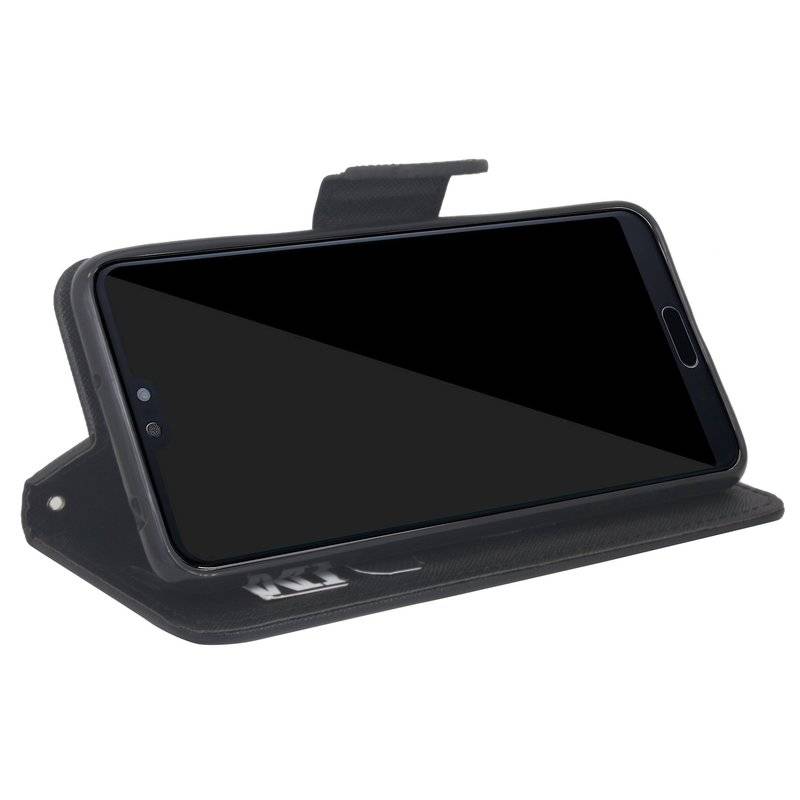 Huawei P20 Pro Handyhülle Tasche Flip Case Smartphone Schutzhülle Schwarz