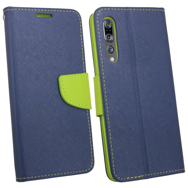Huawei P20 Pro Handyhülle Tasche Flip Case Smartphone Schutzhülle Blau
