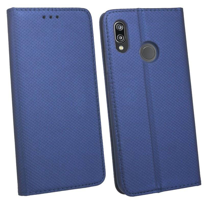 Huawei P20 Lite Handyhülle Tasche Flip Case Smartphone Schutzhülle Blau